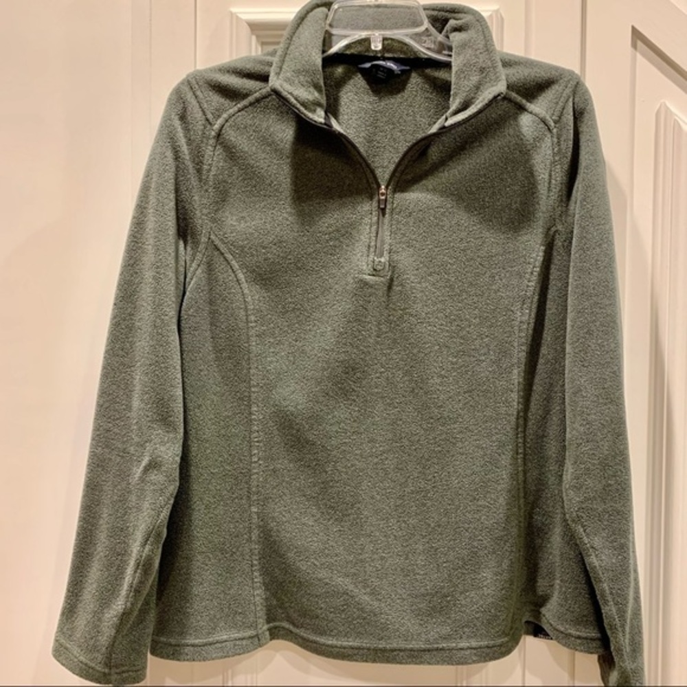 Lands’ End Gray Polartec Fleece‎ Jacket M